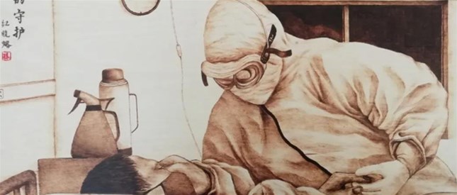 【时代记忆】“抗击疫情 非遗随行”南阳烙画部分作品
