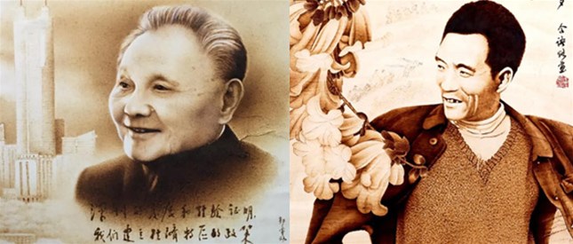  “百工献艺庆百年——河南非遗讲述的中国共产党历史故事”烙画获奖作品（部分）