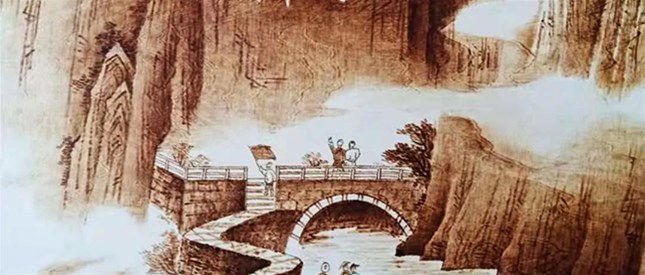 烙画讲述中国共产党百年历史——红旗渠畔尽朝晖