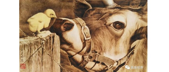 王若军烙画作品展示