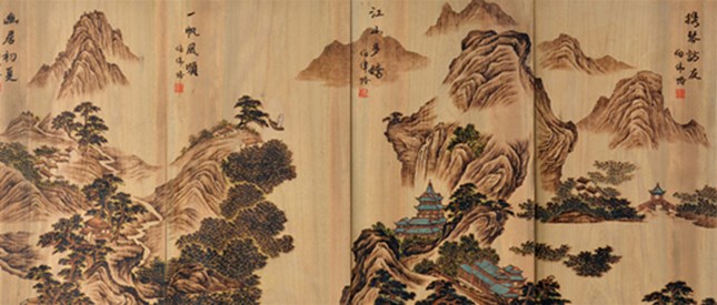 南阳烙画 花鸟技法