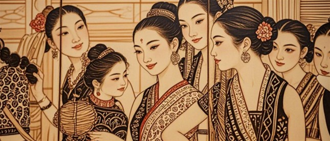 AI创作的烙画，是否让你眼前一亮！
